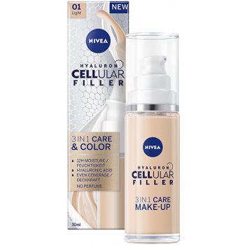 Nivea Ošetrujúci tónovací krém 3 v 1 Cellular Care & Color Svetlý 30 ml