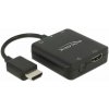 Delock 63276 HDMI adaptér [1x HDMI zástrčka - 1x HDMI zásuvka] čierna 0 mm; 63276