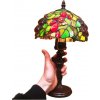Tiffany stolná lampa 37*20 cm WINE