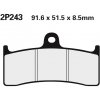 NISSI BRAKE PADS 2P-243ST SINTER METAL