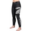 Zebra dlhé kompresné nohavice, čierne - M