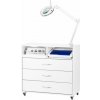 Podiatrická stanica Y-200 MAX – Brúska na pedikúru, Stolík, Lampa, Sterilizátor
