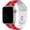 Vianočný remienok s potlačou na Apple Watch - Vianočná nálada Farba: Červená, Obvod: S-M (menší až stredný obvod zápästia), Veľkosť: 38/40/41/42mm