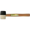 STREND PRO Kladivo Strend Pro HM232 560 g, gumené, BlackWhiteHead, drevená rúčka