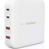 Choetech nabíjačka Choetech PD8008 nástenná nabíjačka, 2x USB-C, 2x USB-A, GaN, 100W (biela)