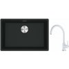 Súprava granitový drez Franke Maris 125.0687.256, kuchynská batéria Franke Lina 115.0626.024
