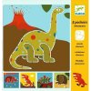 DJECO Kreslenie podľa šablóny Dinosaury