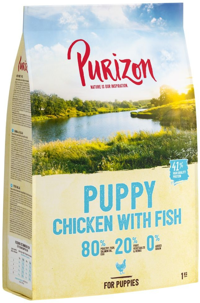 Purizon Puppy kuracie s rybou bez obilnín 2 x 12 kg