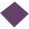 ProfiGaráž Akustický panel - pyramída 50x50x5cm fialová