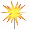 Shumee svítící vánoční hvězda s hrotem a LED skládací žlutá 57 cm
