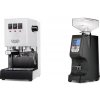 Gaggia New Classic E24 BC, white + Eureka Atom 60, black