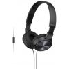 SONY MDR-ZX310AP / Slúchadlá s opaskom / vstavaný mikrofón / 30mm reproduktory / 98 dB / Čierna (MDRZX310APB.CE7)