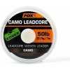 Fox šnúra s Olověným Jádrem Edges Leadcore Woven Leader Camo 50lb 25m