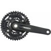 Shimano kľuky MT500 40/30/22 zubov 175mm FC-MT500čierna, bez ochranného krytu prevodníka, pevná osa