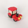 Figúrka na tortu traktor červený 6,5x5x4cm zo kokosovej hmoty - Fagos - Fagos