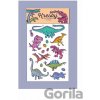 Kresky dočasné tetovanie Dinosaury