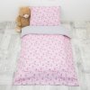 ESITO Detské obliečky Teddy bears z Jersey 100 x 135 cm Ružová