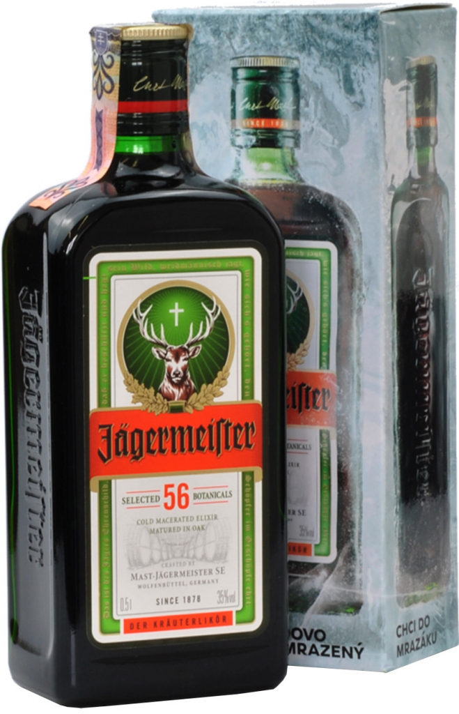 Jägermeister 35% 0,5 l (kartón)