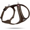CURLI Postroj pre psov Belka Comfort Brown XS, 15-20 kg