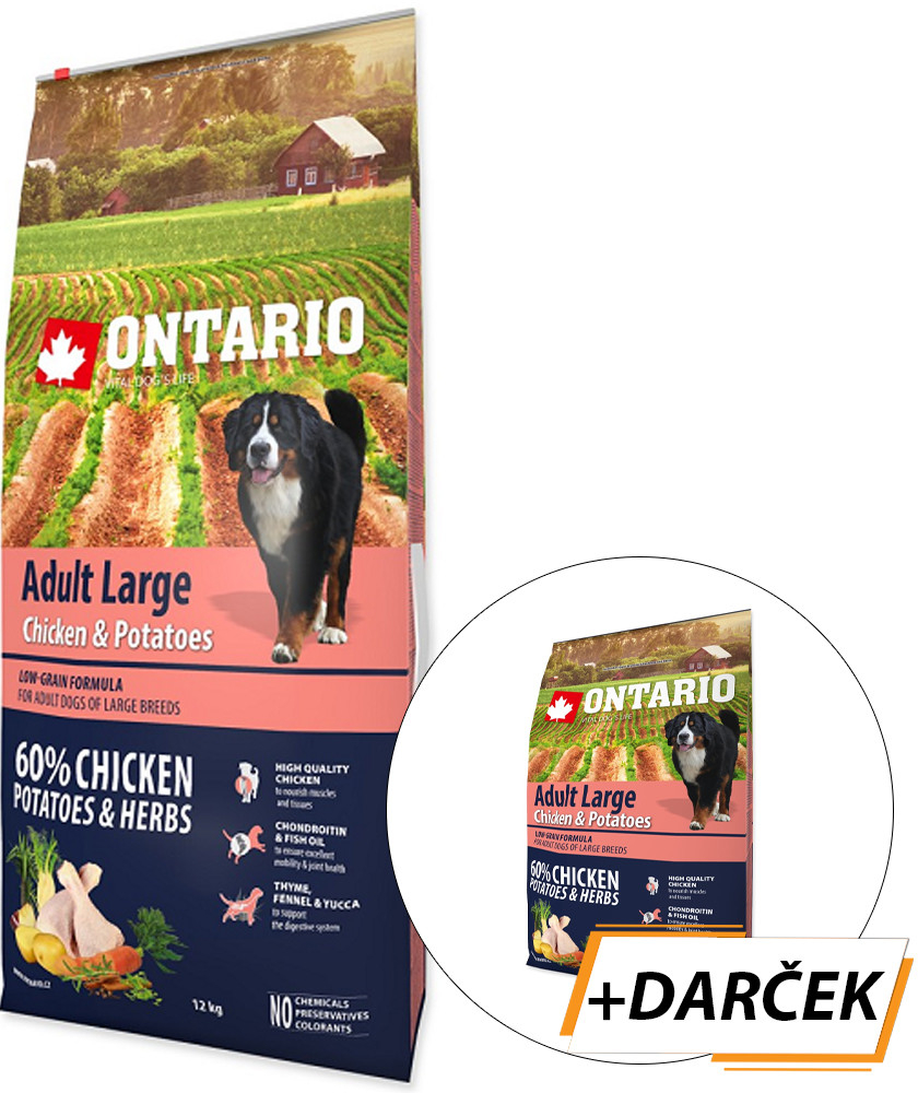 Ontario Adult Large Chicken & Potatoes 12 kg