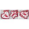 STREND Ozdoba MagicHome Vianoce Woodeco, 3 druhy, bal. 6 ks, 7x7 cm