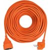 Solight prodlužovací přívod - spojka, 1 zásuvka, 40 m, 3 x 1,5mm2, oranžová PS11