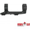 Angry Gun Angry Gun AUS jednodielna RIS montáž pre puškohľad 34 mm - Čierna