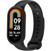 eses Silikonový řemínek a rámeček pro Xiaomi Smart Band 8, 9 a 10 - Černý