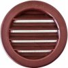 Vetracia mriežka FAWO - okrúhla farba hnedá priemer 80 mm