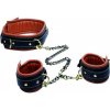 Kožené BDSM putá s obojkom Coax Collar To Wrist - Master Series