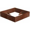 CORGARDEN Alto Vyvýšený záhon 148 x 148 x 36 cm, corten CORGARDEN 1013
