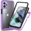 Obojstranný Gumený kryt Shockproof na Motorola Moto G13 / G23 / G53 5G - Fialová