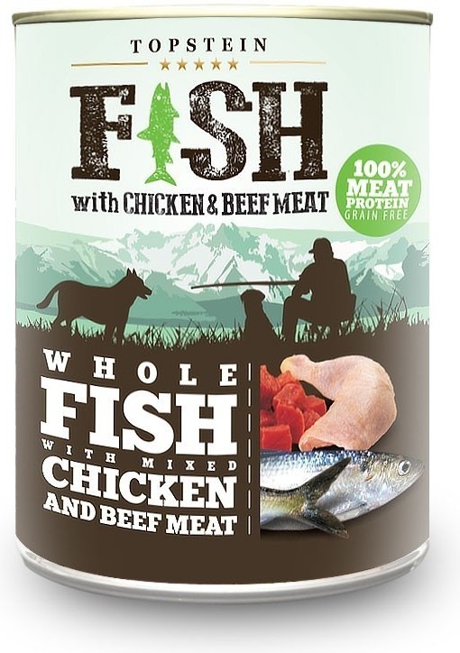 Topstein Farm Fresh Ryba s kuracím a hovädzím mäsom 800 g