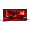 Autá Lamborghini Countach v červenom | Obraz Vintessia v ráme Rozmery panoráma: 60x120, Rám: Čierny matný-alu