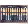 EXTOL PREMIUM Dláta rezbárske, sada 12ks, dĺžka 200mm