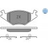 Sada brzdových platničiek kotúčovej brzdy MEYLE GERMANY Autoparts AG 025 208 8715