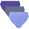 Under Armour Pure Stretch No Show Bikini 3 Pack - Celeste/Gravel/Starlight M