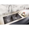 Blanco SUBLINE 480/320 U SILGRANIT KÁVOVÁ DŘEZ VLEVO S TÁHLEM - 519483