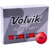 Golfové loptičky VOLVIK GB VV POWER SOFT 12KS Červená