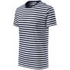 Malfini SAILOR 803 Tričko unisex XS, Biela-Tmavo modrá