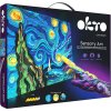 OKTO SENSOTY ART výtvarná sada ”Hvedná noc” 30x40 cm - mix variantov či farieb