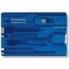Vega Victorinox 0.7122.T2 SwissCard Sapphire translucent imitácia platobnej karty, 10 funkcií, modrá