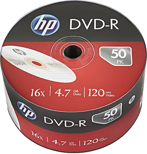 HP DVD-R 4.7GB 16x, bulk, 50ks (DME00070-3) od 10,3 € - Heureka.sk