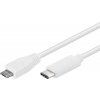 PremiumCord ku31cb06w USB-C/male - USB 2.0 Micro-B/Male, 0,6m, bílý