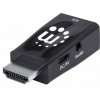 Manhattan adaptér HDMI na VGA, Micro Converter, HDMI Male na VGA Female, audio, čierna