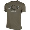 BENNON MACHR TOOL T-SHIRT GREEN / Bavlnené tričko s krátkym rukávom - khaki XXXL