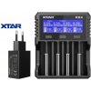 Xtar VX4 SET, Univerzálna 4 šachtová nabíjačka, pre Li-ion/ NiMH AA/ AAA 1,5-1,2V, LiFEPO4 3,2V a Li-ion 3,6/3,7V aku.+ XTAR PD2.0 20W