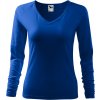 Tričko dámske Malfini Elegance dlhý rukáv - modré, XXL