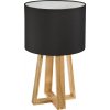 Atmosphera Atmosphera - Stolná lampa MOLU 1xE27/25W/230V borovica/čierna P6455 + záruka 3 roky zadarmo