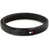 Tommy Hilfiger Pletený kožený náramok s oceľovým zapínaním 2790662